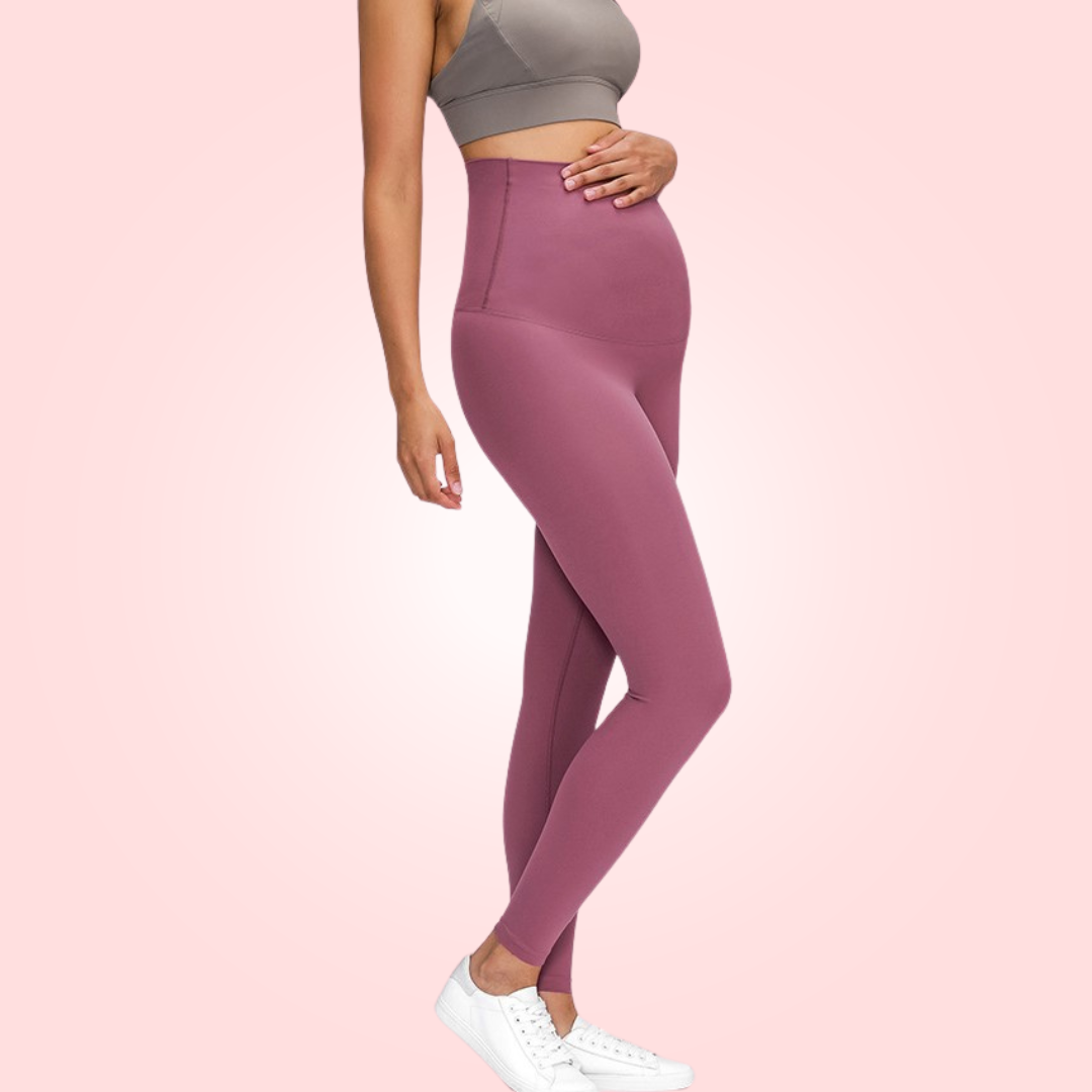 High Waist Pregnancy and Maternity Belly Support Leggings